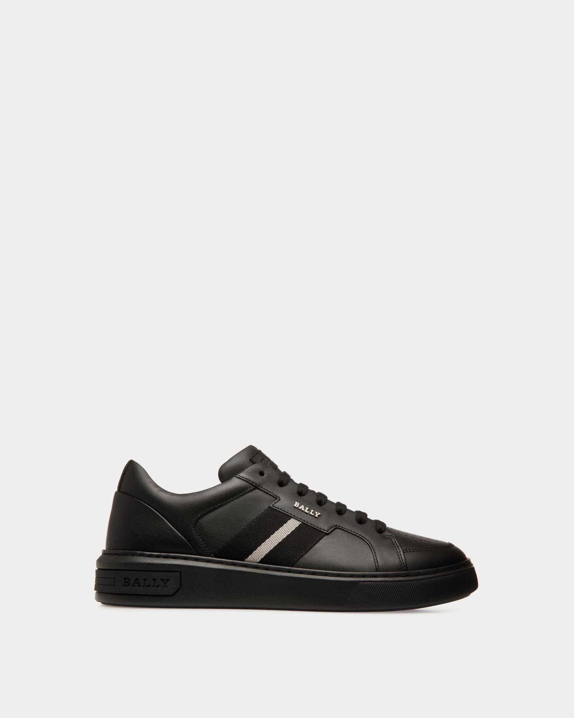 Bally Men's Gavino Black Leather Sneakers | World of Watches